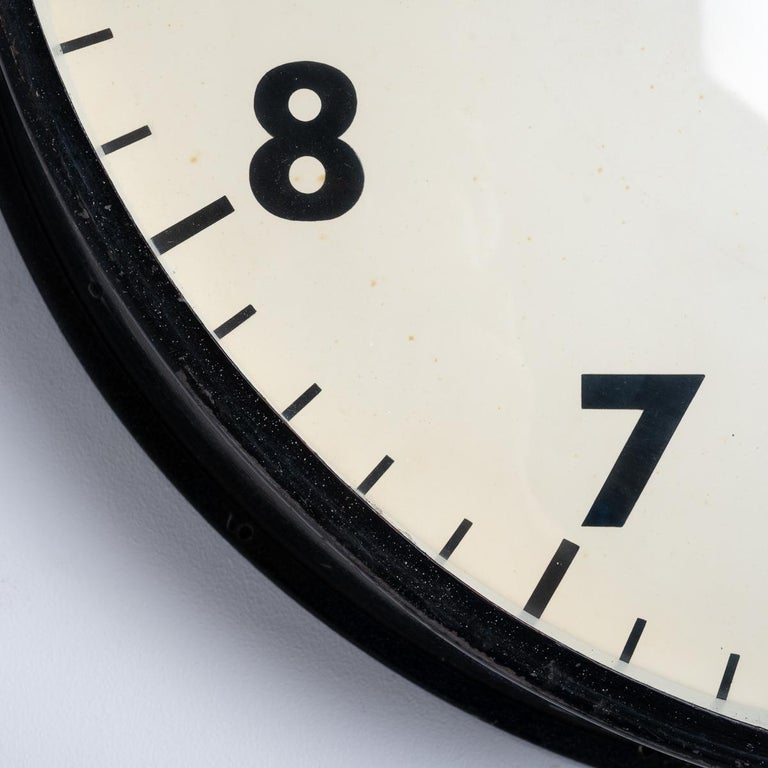 Reclaimed Gent of Leicester Extra Large Industrial Clock For Sale at