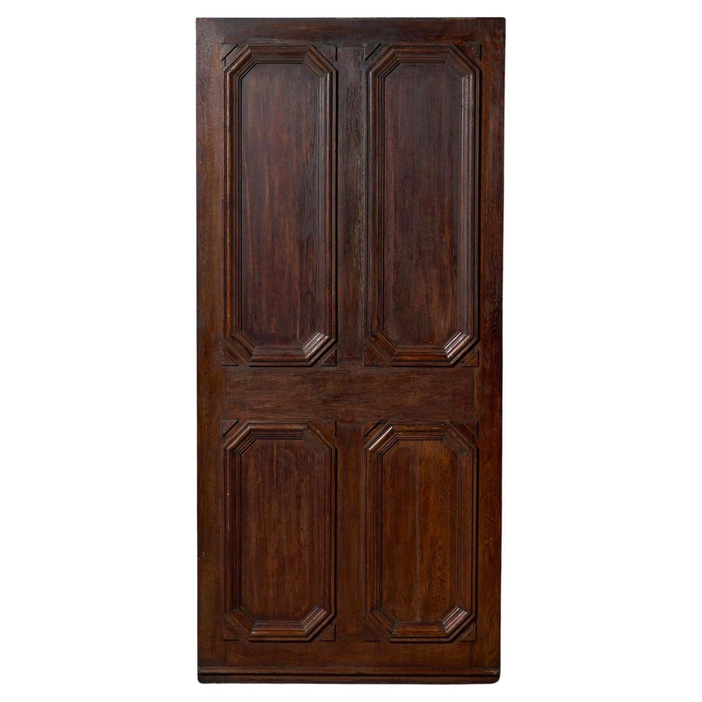 Reclaimed Geometric Oak Panel For Sale at 1stDibs