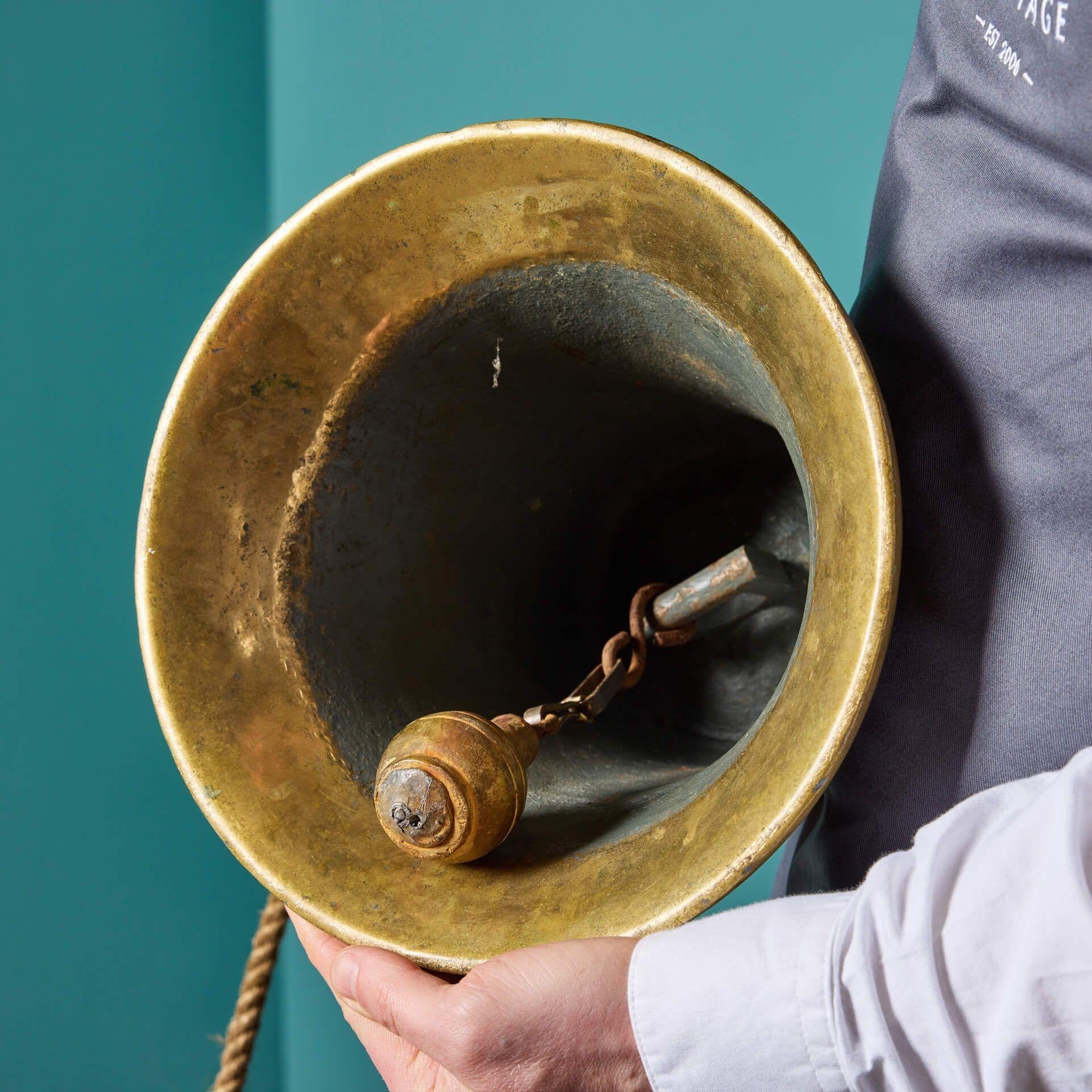 English Reclaimed George V Bronze Bell