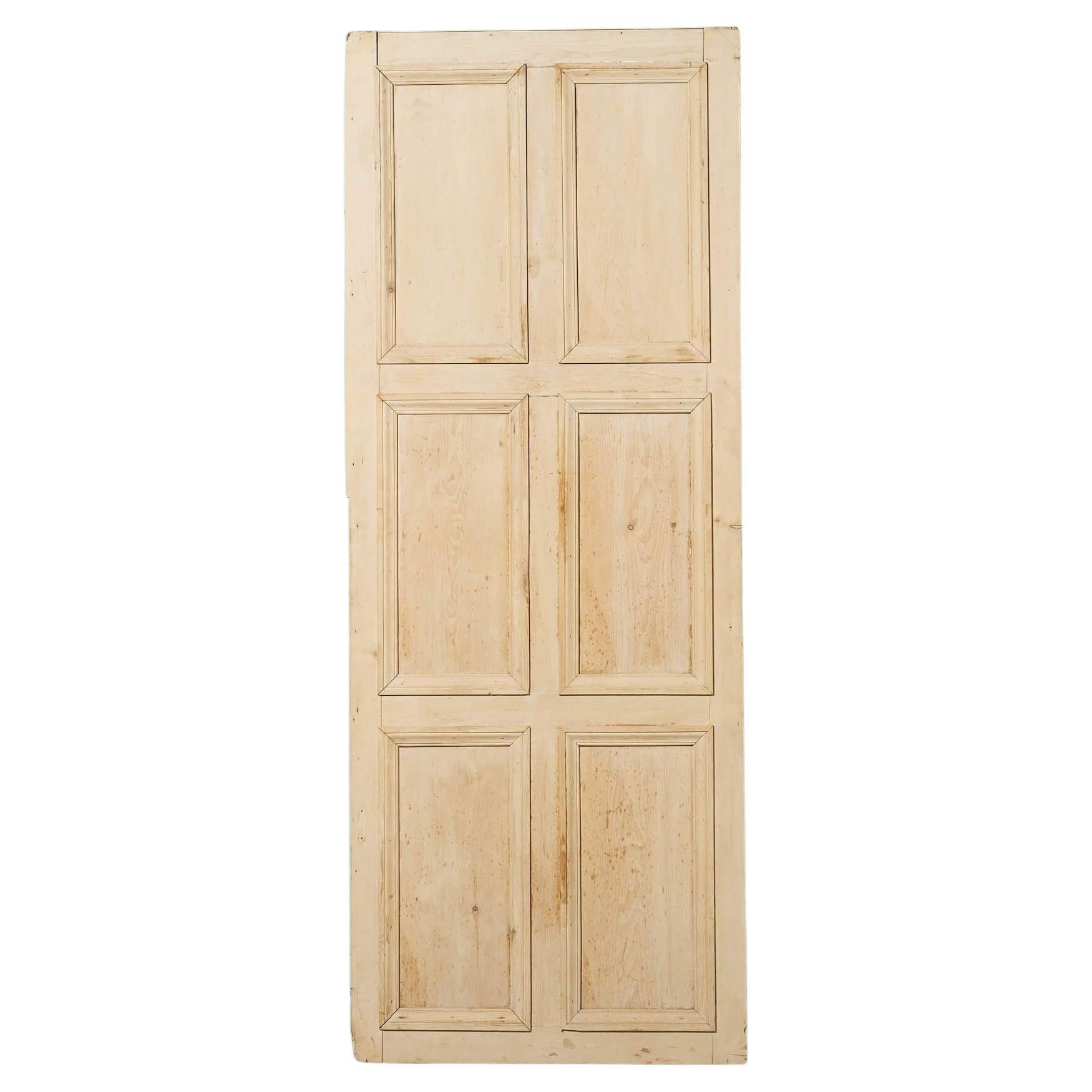 Reclaimed Georgian Pine Wall Panel For Sale