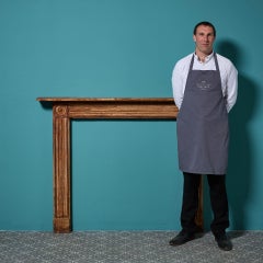 Reclaimed Georgian Style Cast Iron Bullseye Mantel