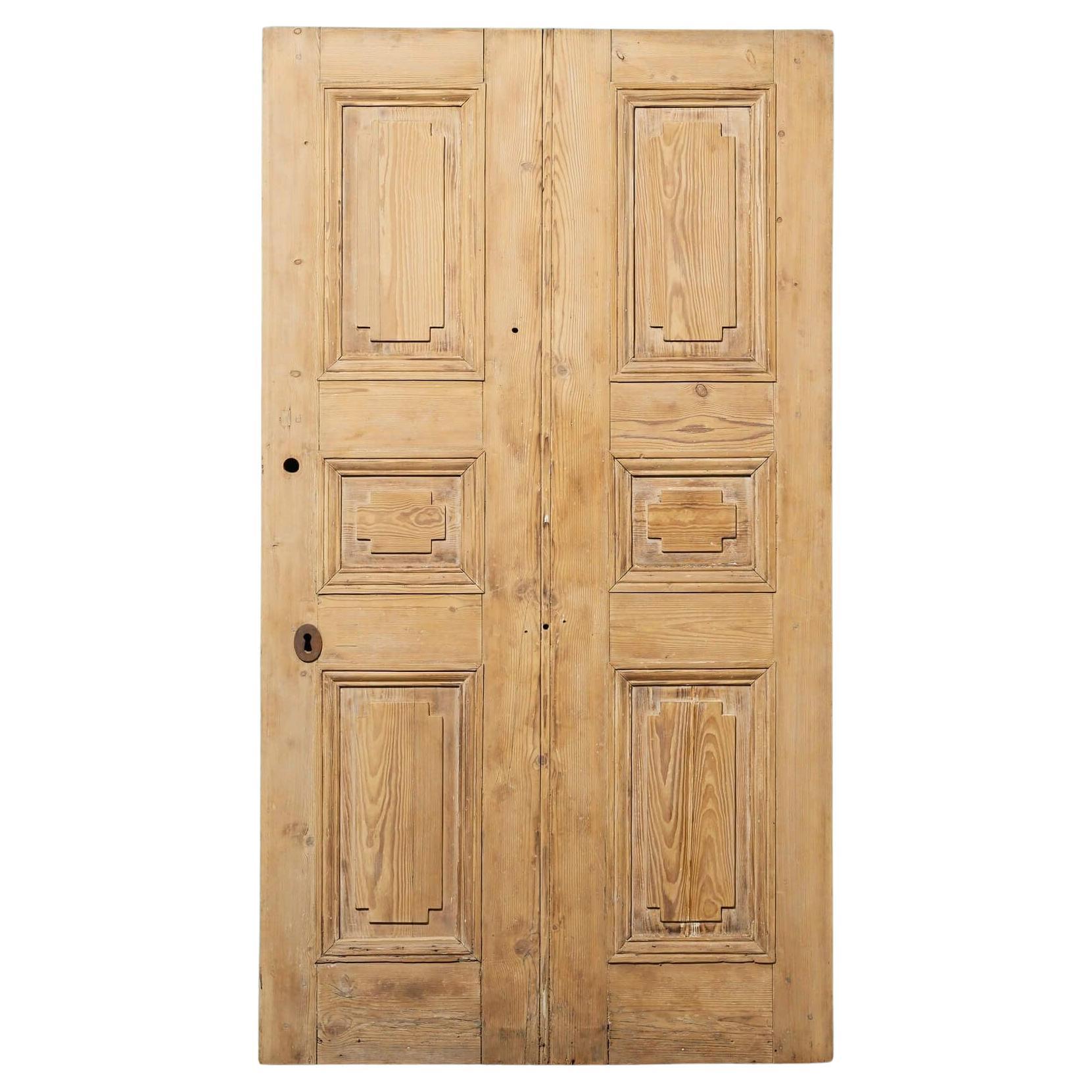 Reclaimed Georgian Style Front Door For Sale