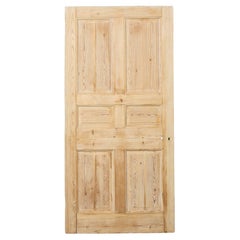 Porte intérieure en pin de récupération