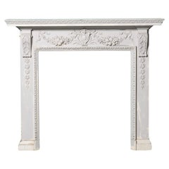 Antique Reclaimed Georgian Style Pine Mantel