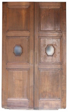 Reclaimed Glazed Oak Double Doors