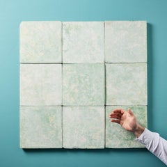 Reclaimed Green Marble Effect Cement Floor Tiles 11.4 m2 (122 sq ft)