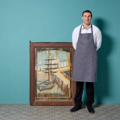 Reclaimed Hand Painted Pub Sign 'The Pier'