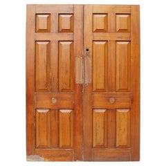 Vintage Reclaimed Hardwood Exterior Doors (Pair)