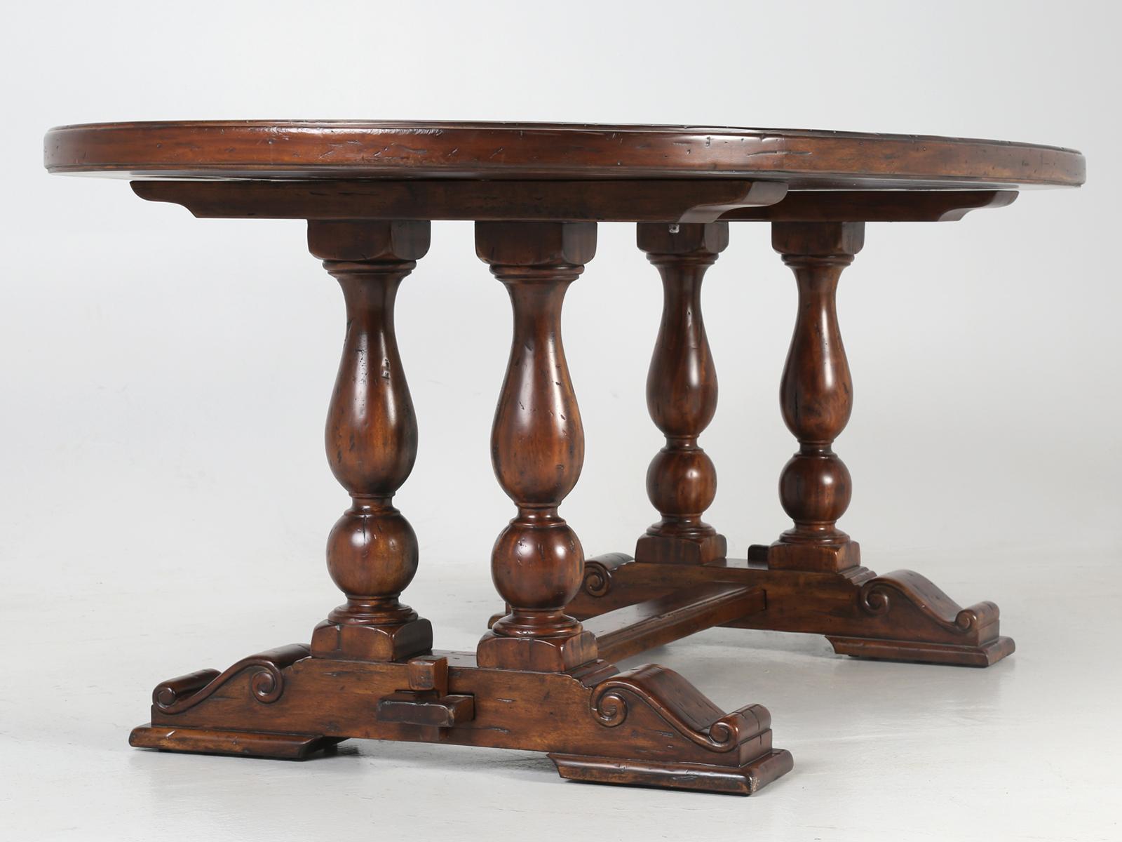 Reclaimed Hardwood Oval Dining Table 6