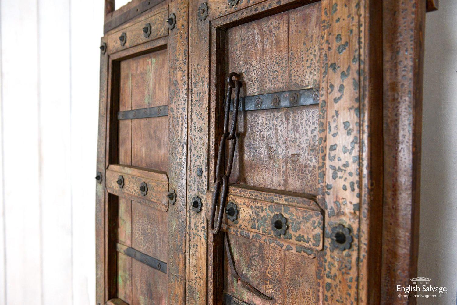 Teak Reclaimed Indian Door or Panel, 20th Century For Sale