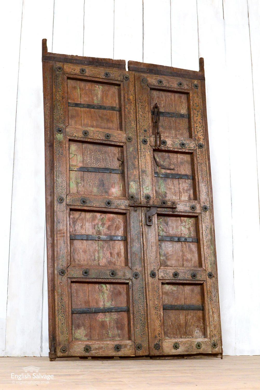 Reclaimed Indian Door or Panel, 20th Century For Sale 1