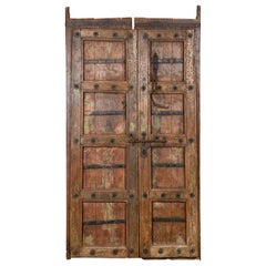 Reclaimed Indian Door or Panel, 20th Century