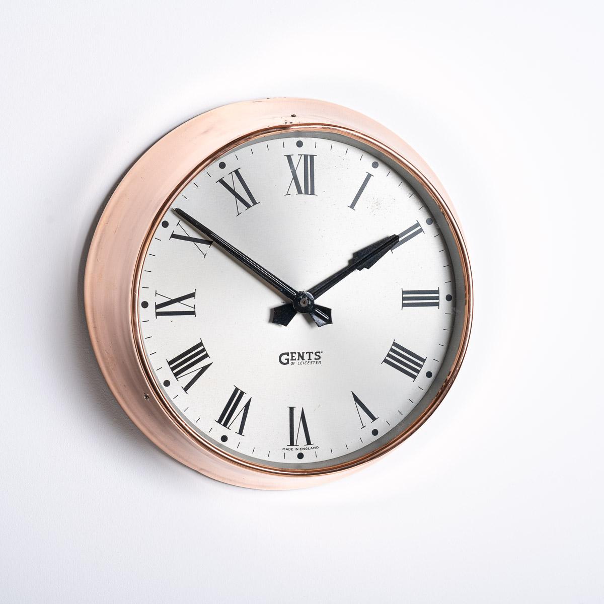 copper wall clock