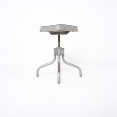 Reclaimed Industrial Factory Height Adjustable Stools By Leabank Chairs Ltd