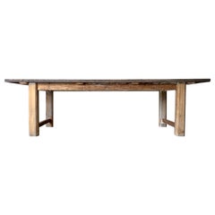 Reclaimed Irish Barn Wood Dining Table