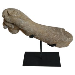 Reclaimed Khmer Sculpture Fragment, Early 20th Century