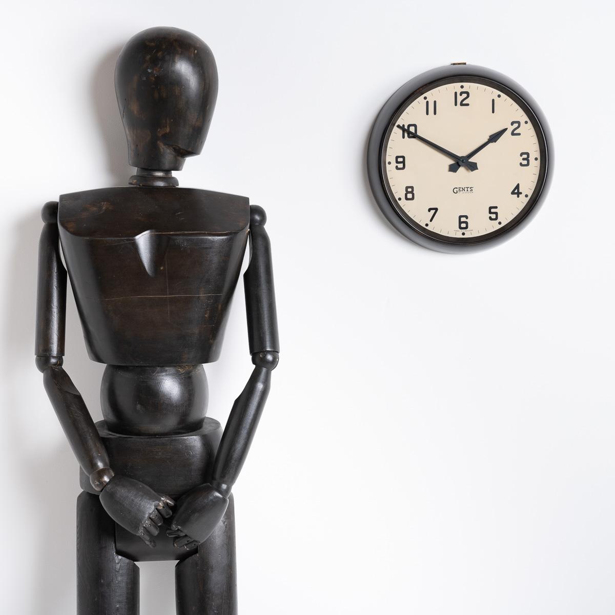 Reclaimed Large 14 Inch Diameter Bakelite Slave Clock By Gents Of Leicester 7