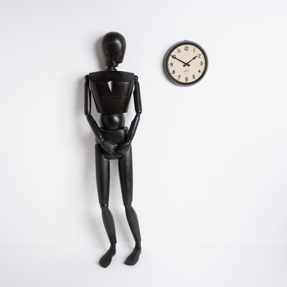 Reclaimed Large 14 Inch Diameter Bakelite Slave Clock By Gents Of Leicester 8