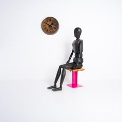 Große Fabrikuhr aus Messing von Synchronome