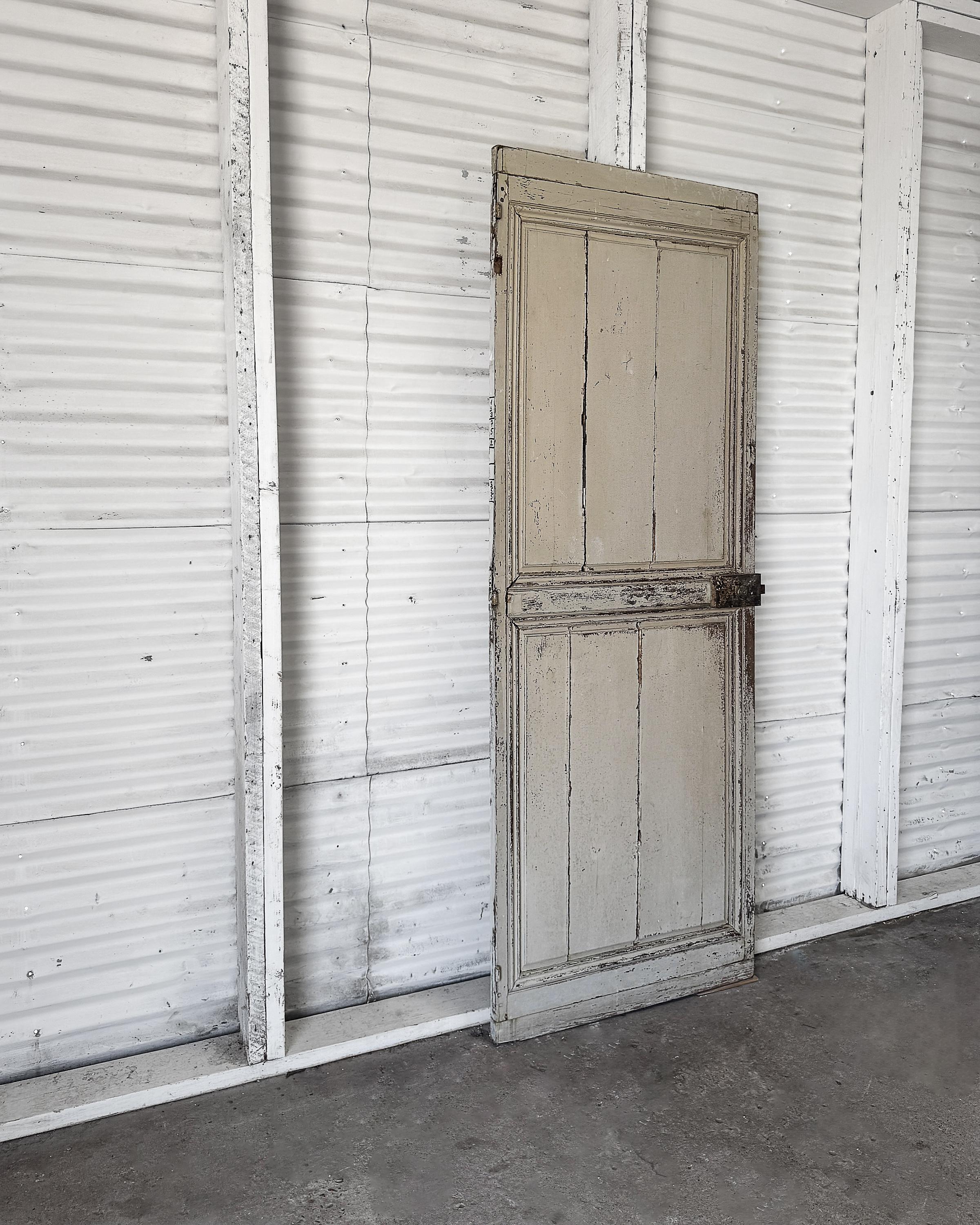 Porta-finestra a 2 pannelli del tardo XIX secolo recuperata In condizioni buone in vendita a Mckinney, TX