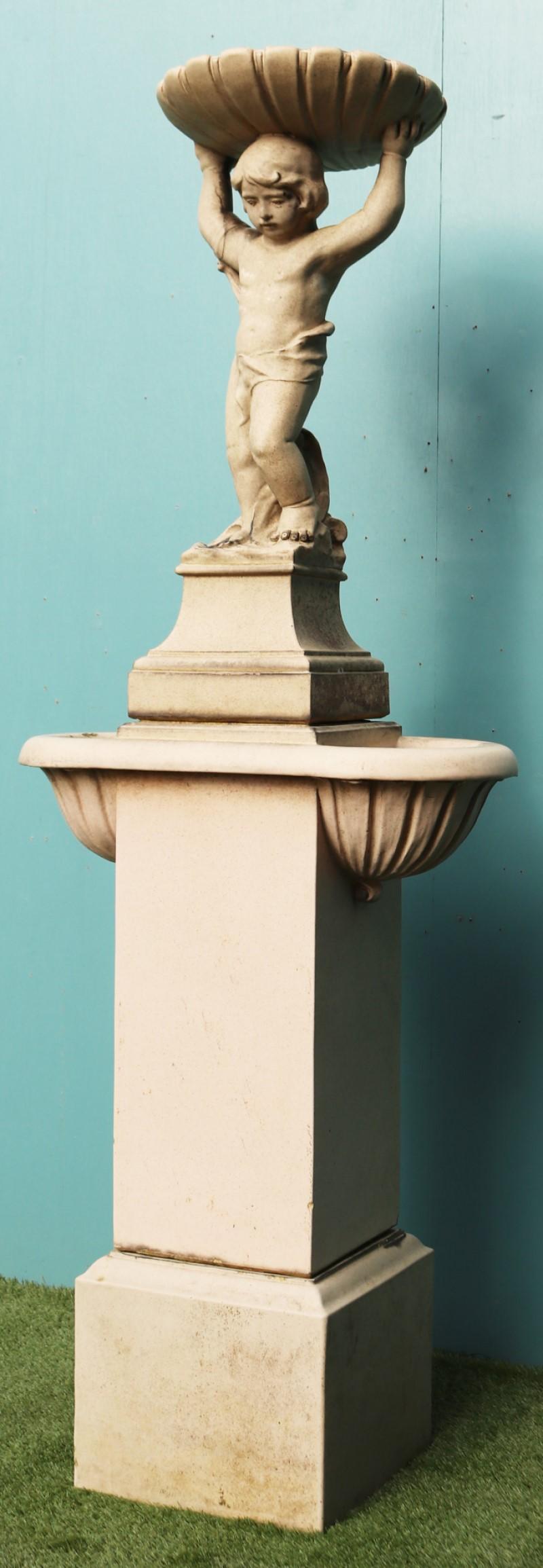 Reclaimed Leeds Fire Clay Company Birdbath 4