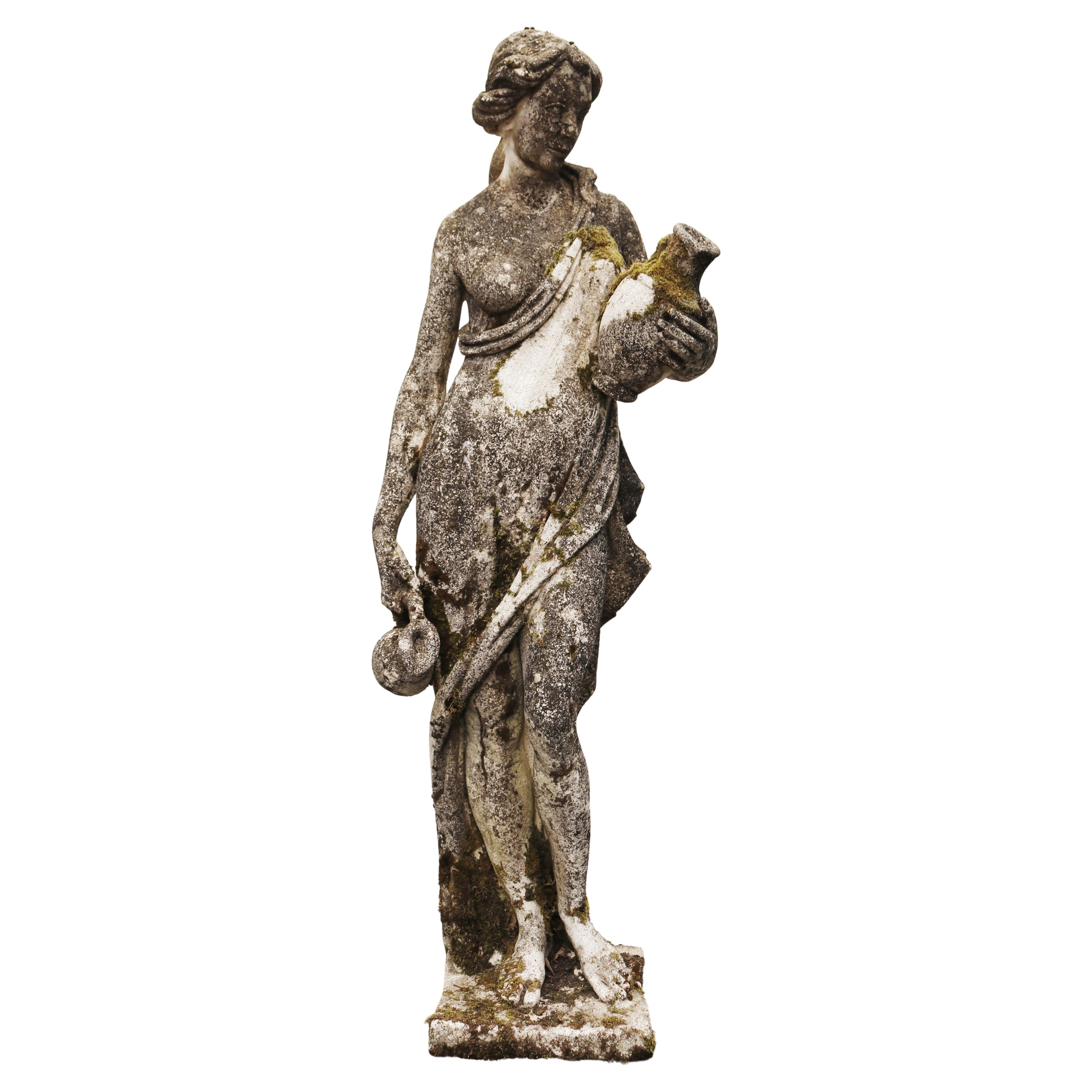 LifeSize Bronze Statue of Women and Jar at 1stDibs