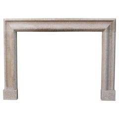 Reclaimed Limestone Bolection Fireplace Surround