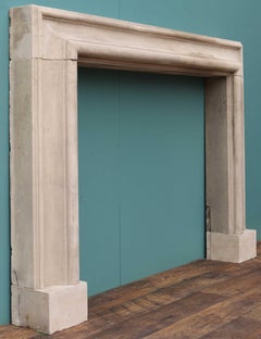 Reclaimed Limestone Bolection Mantel