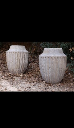 Reclaimed Limestone Planters Vases Large Size