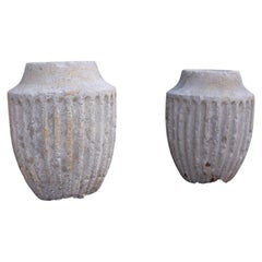 Reclaimed Limestone Planters Vases Large Size