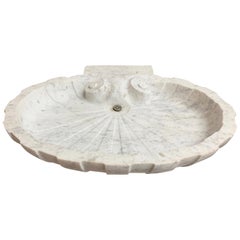 Reclaimed Marble Shell Sink