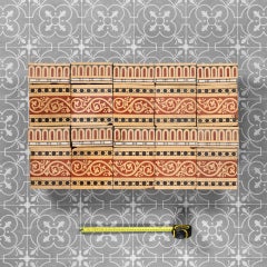 Reclaimed Minton Encaustic Tile Splashback