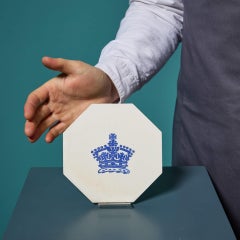 Reclaimed Minton Hollins & Co. Victoria and Albert Museum Crown Tile