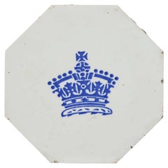 Reclaimed Minton Hollins & Co. Victoria and Albert Museum Crown Tile