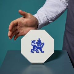 Reclaimed Minton Hollins & Co. Victoria and Albert Museum Lion Tile