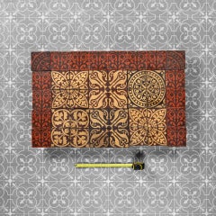 Reclaimed Minton Tile Splashback