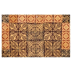 Antique Reclaimed Minton Tile Splashback