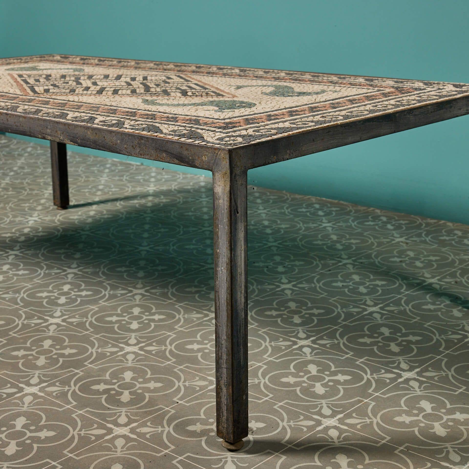 20th Century Reclaimed Mosaic Coffee Table