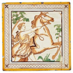 Reclaimed Mythological Tile by Minton Hollins