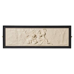Reclaimed Neoclassical Style Plaster Wall Plaque