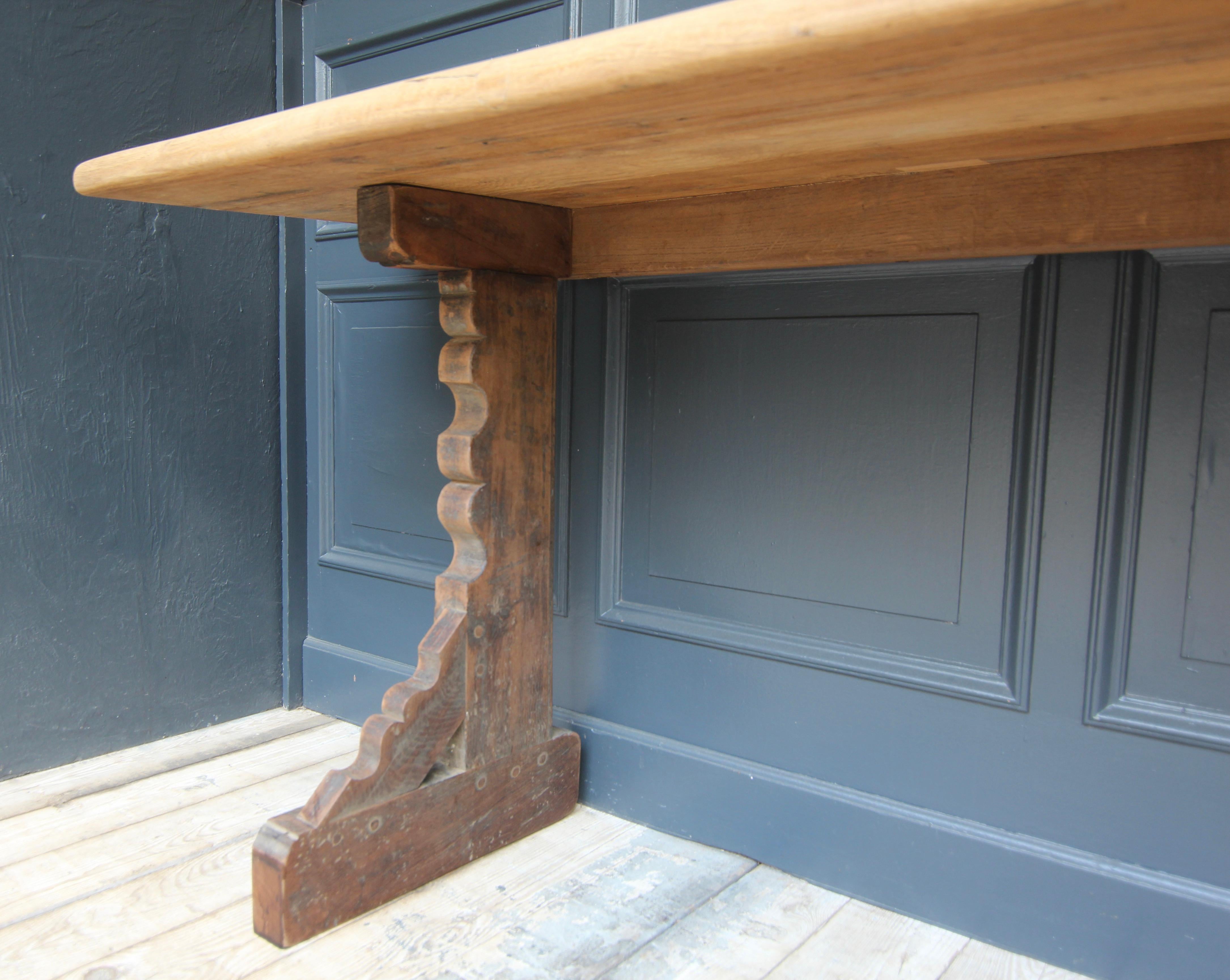 Reclaimed Oak Console Table 13