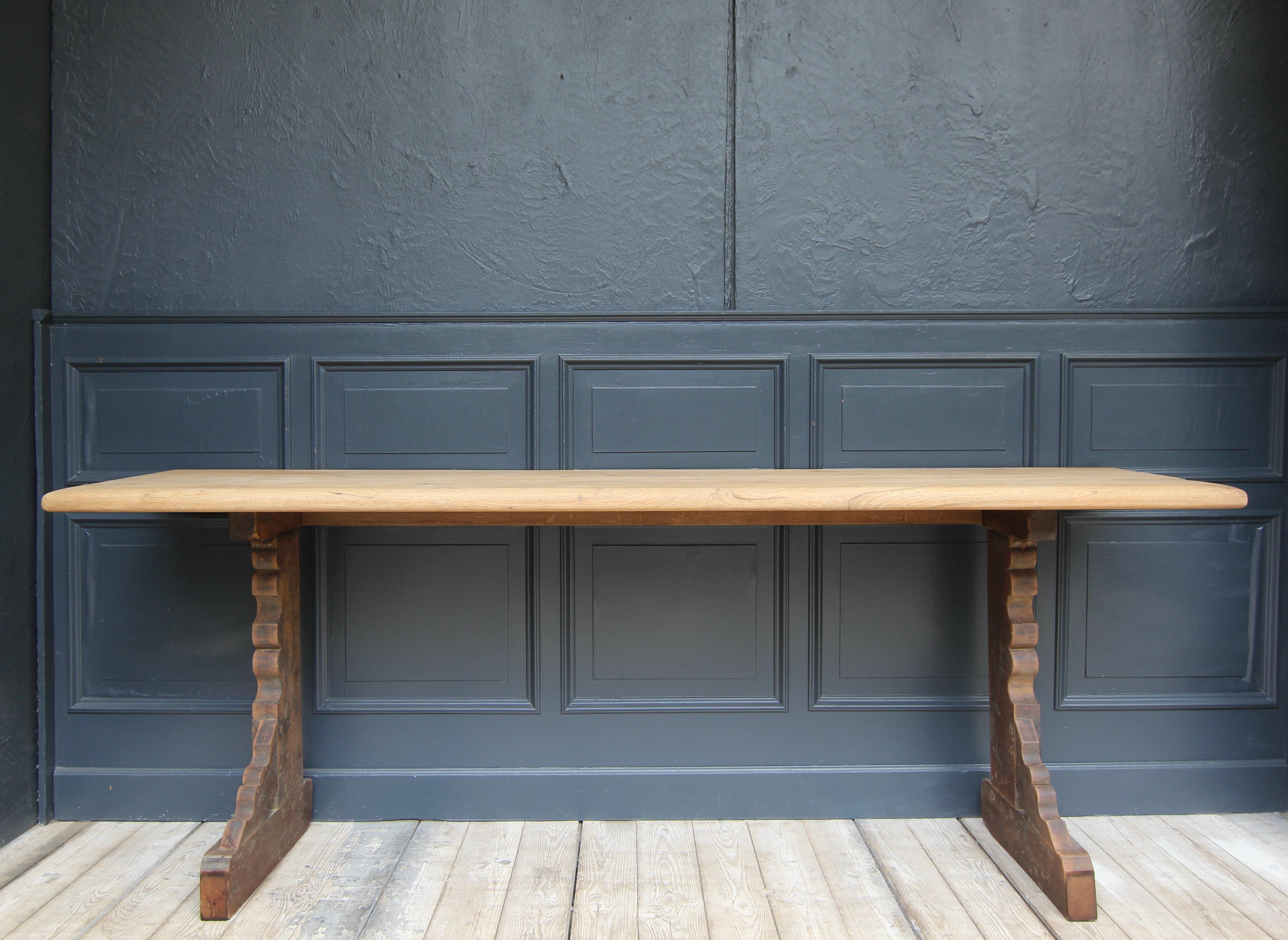 Reclaimed Oak Console Table 1