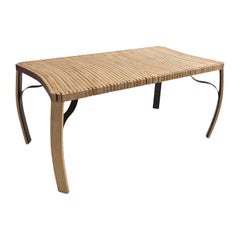 Reclaimed Oak Dining Table by Riva 1920 Design by Michele De Lucchi 232.8cm 91.7