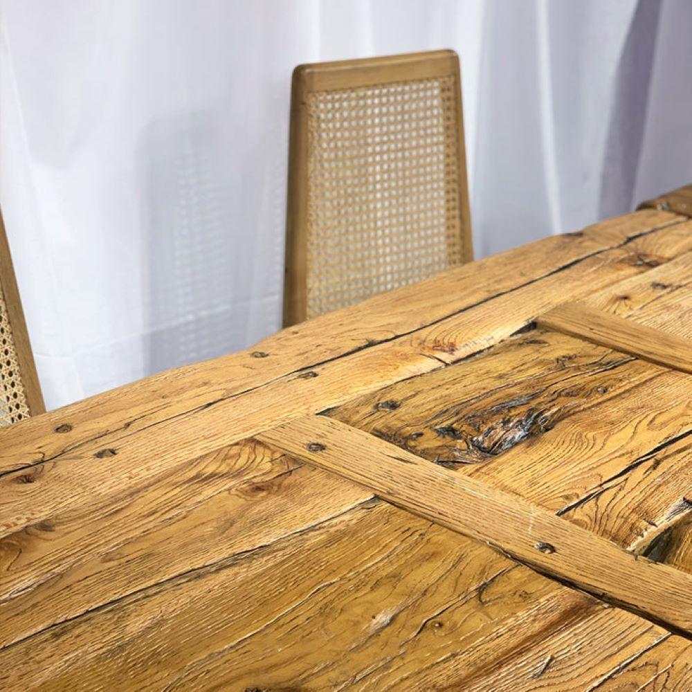 Reclaimed Oak Dining Table For Sale 2