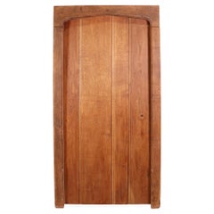 Retro Reclaimed Oak Door with Frame