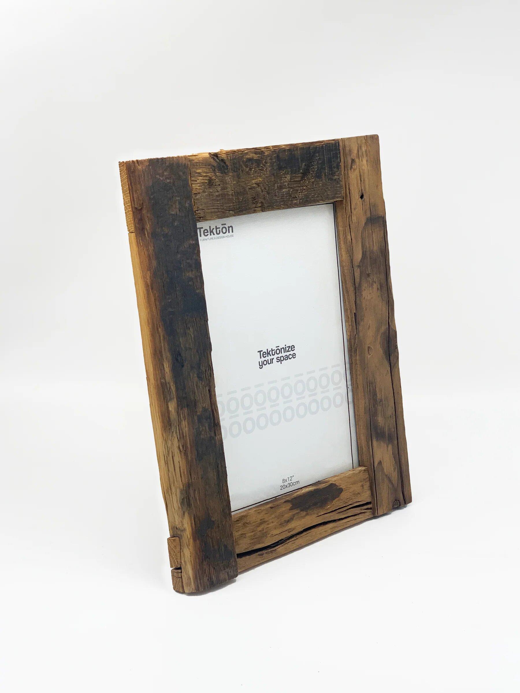 Introducing our Reclaimed Frames, crafted from railway sleepers that date back to the 1850s! Our design experts have given this wood a new purpose, creating a timeless piece that is not only beautiful, but also environmentally friendly and