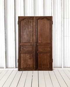 Reclaimed Pair 19th Century French Provincial Wardrobe Doors