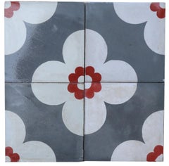 Reclaimed Patterned Encaustic Floor Tiles