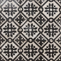Reclaimed Patterned Encaustic Floor Tiles 6.64m2 (71 ft2)