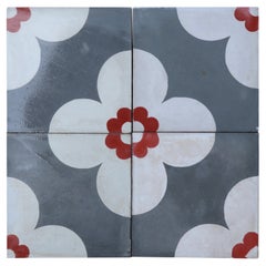 Reclaimed Patterned Encaustic Floor Tiles